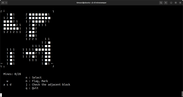 cover - project: 지뢰찾기 (C CLI)